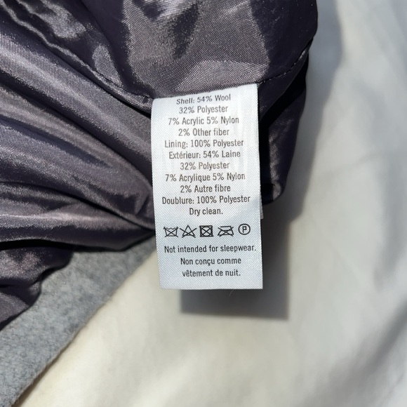 Janie and Jack kids boys wool gray coat size 7 to 8 years - Picture 8 of 9